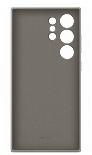 Galaxy S24 Ultra (S928) - Husa, Capac protectie spate Vegan Leather Case, Maro Taupe