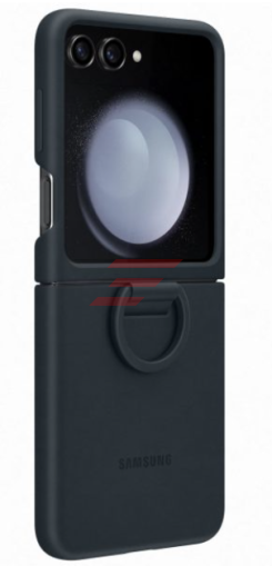 Galaxy Z Flip 5 - Capac protectie spate Silicone Cover cu inel - Indigo