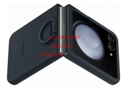 Galaxy Z Flip 5 - Capac protectie spate Silicone Cover cu inel - Indigo