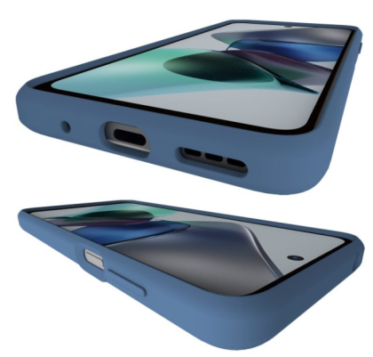 Moto G13 - Husa, Capac protectie spate "Soft Protective Case" - Albastru Duskblue