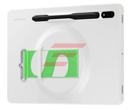 Galaxy Tab S8 11.0" - Husa, Capac protectie spate "Strap Cover", cu curea, Alb