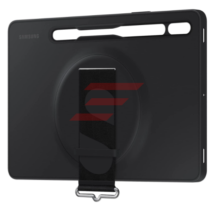 Galaxy Tab S8 11.0" - Husa, Capac protectie spate "Strap Cover", cu curea, Negru