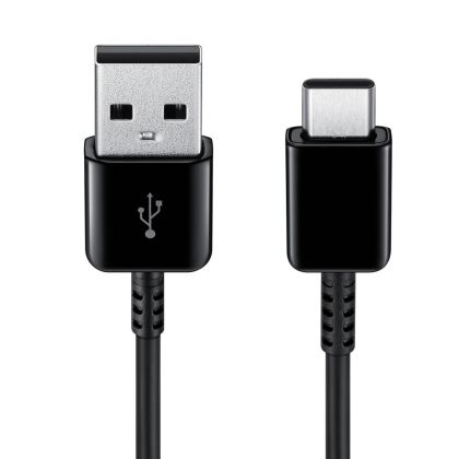 Cablu date & incarcare - USB Type-C, lungime 1,5 m, Negru (pachet 2 buc.)