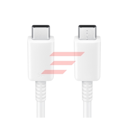 Cablu date & incarcare - USB Type-C & USB Type-C, 5A, Alb