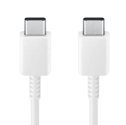 Cablu date & incarcare - USB Type-C & USB Type-C, lungime 1.8 m, max. 3A USB 2.0, Alb