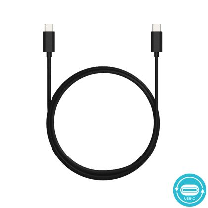 Cablu date & incarcare - USB Type-C & USB Type-C, 3A, 2m, Negru