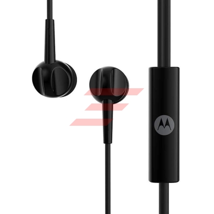 Casca cu fir stereo Earbuds 105, tip "In-Ear", cu mufa de 3,5 mm, cablu 1.2 m, microfon, Control pe fir, Negru