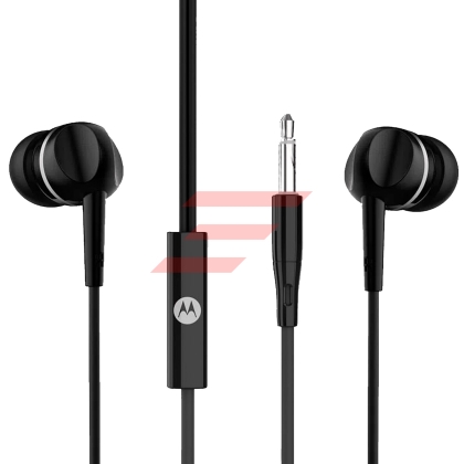 Casca cu fir stereo Earbuds 105, tip "In-Ear", cu mufa de 3,5 mm, cablu 1.2 m, microfon, Control pe fir, Negru
