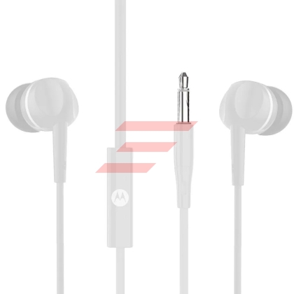 Casca cu fir stereo Earbuds 105, tip "In-Ear", cu mufa de 3,5 mm, cablu 1.2 m, microfon, Control pe fir, Alb