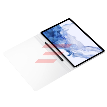 Galaxy Tab S8 Plus 12.4" - Husa tip "Note View Cover, Reflet" - Alb