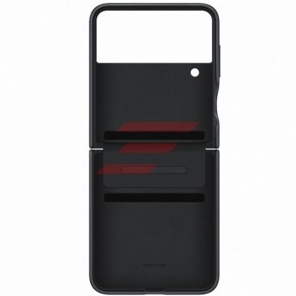 Galaxy Z Flip 4 (F721) - Husa protectie cu clapa "Leather Cover" - Negru