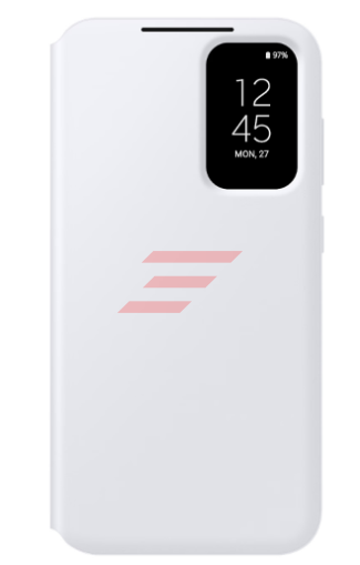 Galaxy S23 FE (S711) - Husa Smart Flip tip View Wallet Case, Alb