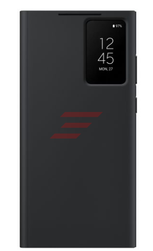 Galaxy S23 Ultra (S918) - Husa Smart Flip tip View Wallet Case, Negru