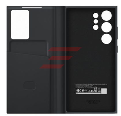 Galaxy S23 Ultra (S918) - Husa Smart Flip tip View Wallet Case, Negru