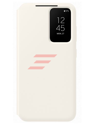 Galaxy S23 (S911) - Husa Smart Flip tip View Wallet Case, Crem