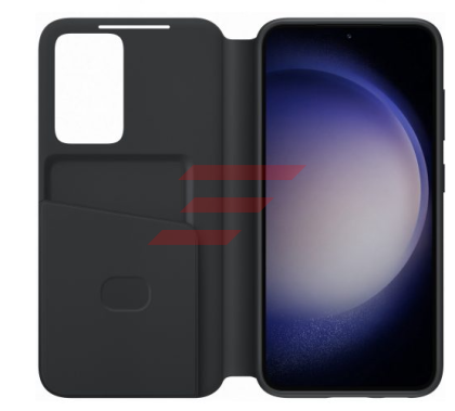 Galaxy S23 (S911) - Husa Smart Flip tip View Wallet Case, Negru