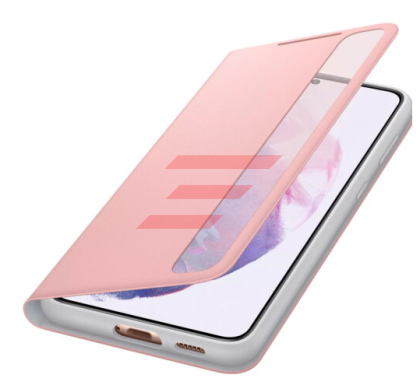 Galaxy S21 Plus (G996) - Husa Flip tip Clear View Cover - Roz