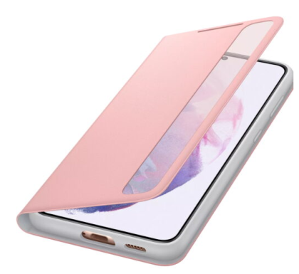 Galaxy S21 Plus (G996) - Husa Flip tip Clear View Cover - Roz