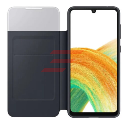 Galaxy A33 5G (A336) - Husa Smart Flip tip "S-View Wallet Cover", Negru