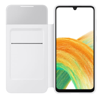 Galaxy A33 5G (A336) - Husa Smart Flip tip "S-View Wallet Cover", Alb