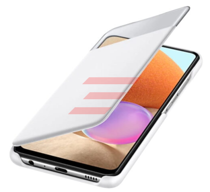 Galaxy A32 LTE (A325F) - Husa Smart Flip tip "View Wallet Cover", Alb