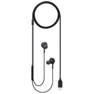 Casca cu fir stereo, AKG, tip "In-Ear", conector USB Type-C, microfon - Negru