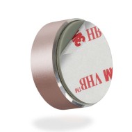 Suport auto telefon magnetic, prindere de bord, Auriu Rose