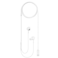 Casca cu fir stereo, AKG, tip "In-Ear", conector USB Type-C, microfon - Alb