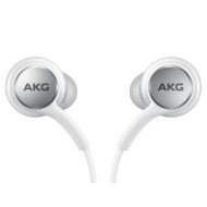 Casca cu fir stereo, AKG, tip "In-Ear", conector USB Type-C, microfon - Alb