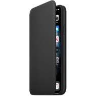iPhone 11 Pro Max - Husa Flip tip "Leather Folio", deschidere orizontala - Negru