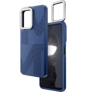 HMD Fusion - Capac protectie spate "Flashy Outfit", TPU - Albastru Indigo