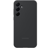 Galaxy A55 5G - Capac protectie spate Silicone Case, Negru