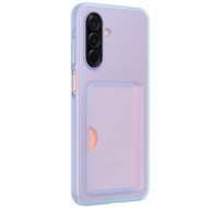 Galaxy A26 5G (A266) - Capac protectie spate Card Slot Case, Albastru