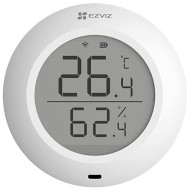 Senzor de temperatura si umiditate EZVIZ T51C, cu afisaj digital, Wi-Fi, Smart Home