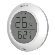 Senzor de temperatura si umiditate EZVIZ T51C, cu afisaj digital, Wi-Fi, Smart Home