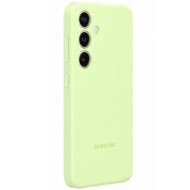 Capac protectie spate Samsung Silicone Case pentru Galaxy S24 (S921), Light Green