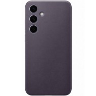 Galaxy S24 Plus (S926) - Capac protectie spate Vegan Leather Case, Violet inchis