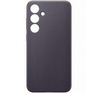 Galaxy S24 Plus (S926) - Capac protectie spate Vegan Leather Case, Violet inchis