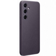 Galaxy S24 Plus (S926) - Capac protectie spate Vegan Leather Case, Violet inchis