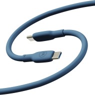 Motorola Silicone Cable USB Type-C & USB Type-C (USB 2.0), 5A, lungime 2 m, Blue