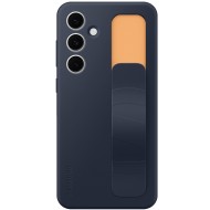 Galaxy S24 FE (S721) - Capac protectie spate Standing Grip Case, Albastru Negru