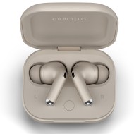 Casti Bluetooth Stereo motorola MOTO Buds Plus, Wireless Earbuds, Sound by Bose, tip “In-Ear”, Beach Sand
