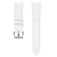 Bratara Samsung Hybrid Leather Band (20mm, M/L) pentru Galaxy Watch 4 / 4 Classic, White