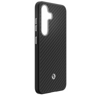 Galaxy S25 (S931) - Capac protectie spate Magnet Aramid Case - Negru argintiu