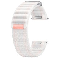 Bratara Samsung Fabric Band (XS) pentru Galaxy Watch 7, Roz Alb