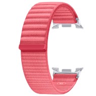 Bratara Samsung Galaxy Watch 8/8 Classic Fabric (M/L), Coral Red