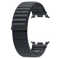 Bratara Samsung Galaxy Watch 8/8 Classic Fabric (S/M), Gri inchis