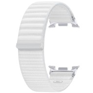 Bratara Samsung Galaxy Watch 8/8 Classic Fabric (M/L), Alb