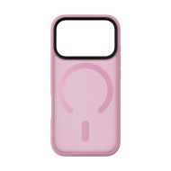 Husa de protectie NOA Mist Shield, compatibila Magsafe, pentru Iphone 17 Pro, Roz
