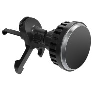 Suport auto telefon cu incarcare wireless Car Wireless Charger Magnetic, cu suport Qi2 Ready, prindere de orificiul de aerisire, Negru